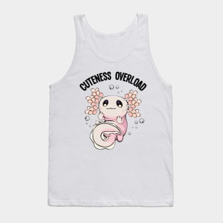 Cute Axolotl Tank Top